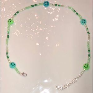 Glass bead necklace
